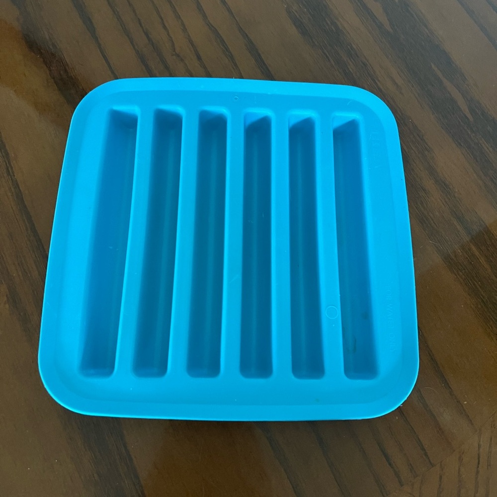 Blue Silicone Ice Cube Tray